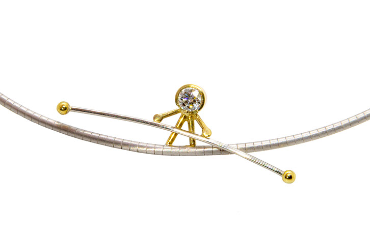 Brillantcollier "Seiltänzer"