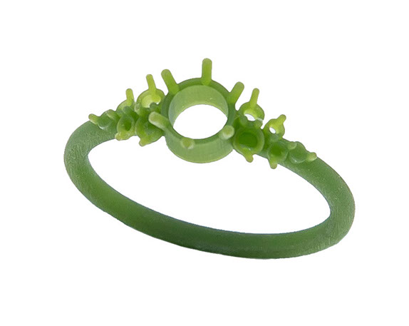 Wachsmodell eines Rings